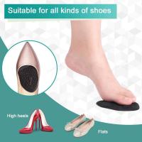 Suela De Silicona Media Para Mujer Almohadillas De Mezquita Alivio Del Esfuerzo En La Parte Delantera Del Pie Cómodas Y Antideslizantes Absorción De Choque Para Zapatos Cuidado Del Pie - details 11