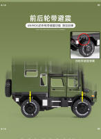 Modelo De Coche De Aleación Mercedes-Benz UNIMOG 1:28 Para Niños Regalo De Metal Con Absorción De Choque Off-Road Juguete Para Niños A313 - details 4