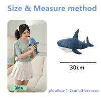 Juguete De Peluche Tiburón 30cm Almohada De Animal Marinos De Alta Calidad Regalo Ideal Para Cumpleaños De Niños Y Niñas Decoración De Fiesta - details 5