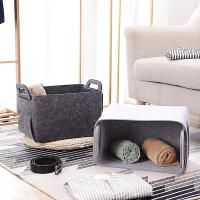Cesta De Almacenamiento Plegable De Terciopelo Para Ropa Lavandería Estación De Trabajo Gran Capacidad Caja De Almacenamiento De Cosméticos Libros Suministros Estudiar - details 3