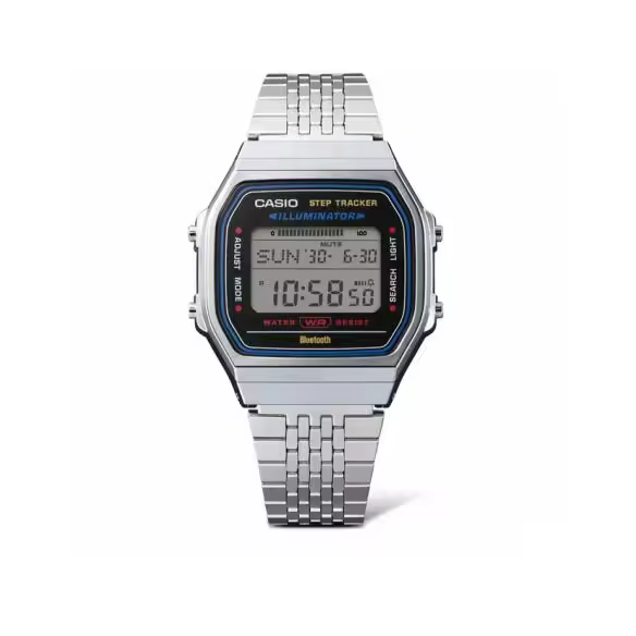 Reloj CASIO ABL-100WE-1AEF Resina/Cromado Juvenil Plateado - 1