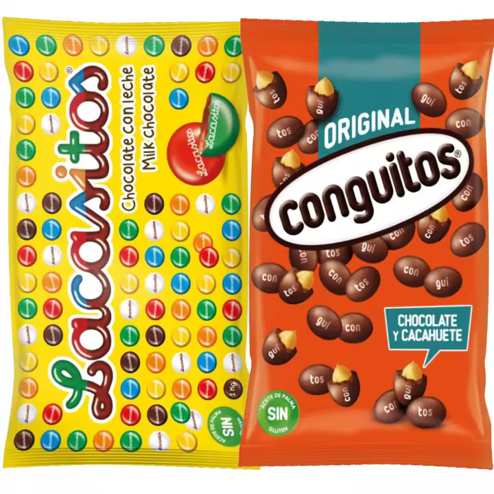 Lacasa pack 2kg:Lacasitos+Conguitos negro - 1