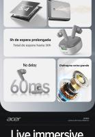 Acer Auriculares Inalámbricos Ohr503 Diseño En-Auricular Cómodo Para Deportes Correr Fitness Compatible Con Móviles Tabletas Portátiles Regalos Para Amantes - details 3