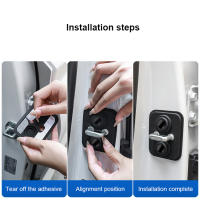Cubiertas Para Cerraduras De Puertas De Coche 2pcs Accesorios Automóviles Para Mini Cooper JCW R55 R56 R60 F54 F55 F56 F60 Countryman Clubman Estampados Creativos En Color Negro - details 8