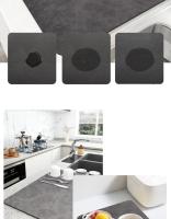 Mantel De Café Super Absorbente Grande Placa De Cocina Almohadilla De Secado Rápido Antideslizante Para Utensilios De Cocina Matriz De Diatomeas Moderna - details 0