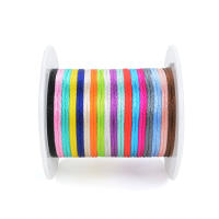 Cadena De Chupete 1.5mm Cuerda De Nylon DIY 50m Para Hacer Collares De Mordedor Hecho a Mano Hilo De Joyería Satinado Con Bolas De Silicona - details 1