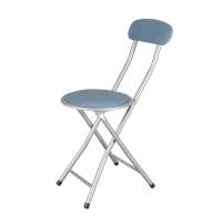 The Secret Home Taburete Plegable de Cocina - Silla Plegable de Metal - Asiento y Respaldo Acolchado - Interior y Exterior - Alto 72 Cm - Ø30 Cm - Varios Colores - details 3