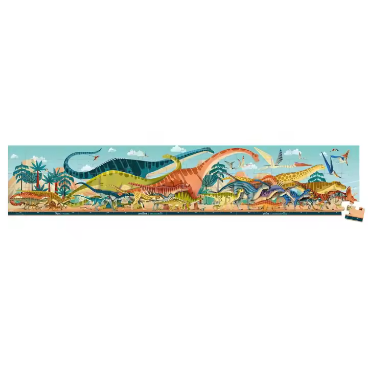 Janod Dino Panorámico Dino Puzzle - 1