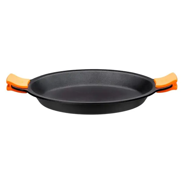Bra - Paellera Efficient, De 32 a 40 cm, Paella, Arroz y Fideuá, Aluminio Fundido, Cocina Sencillo, Fácil Limpieza, Apta Inducción - 1