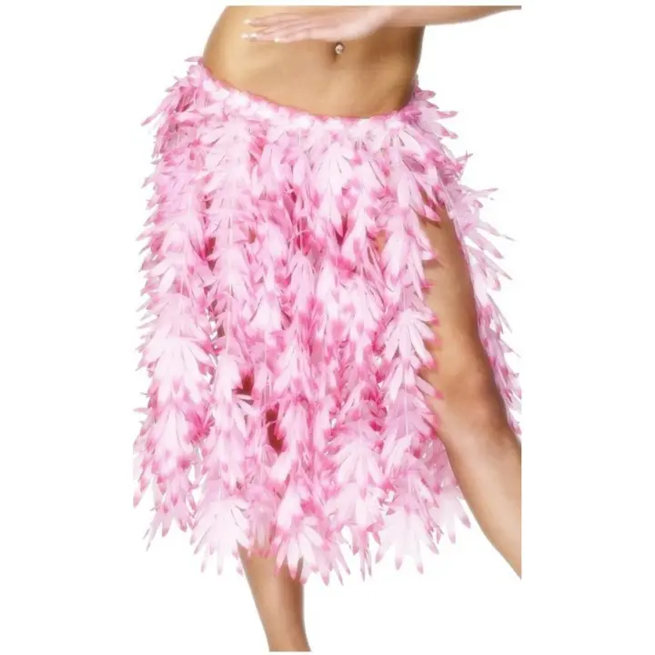 Falda Hawaiana Rosa Deluxe (Smiffys) - 1