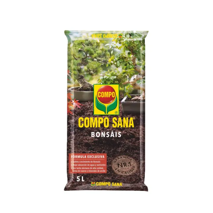Compo Sana Sustrato para Bonsáis Tierra especial para Cultivo de Bonsáis - 5 Litros - 1