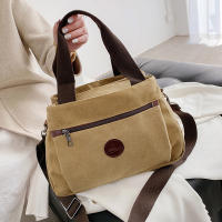 Bolso de mano informal de Lona para Mujer, Bandolera de gran capacidad, de diseño, para - details 23
