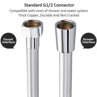 Cabo De Ducha Portátil PVC Flexible Antidesatornillado Y Antigoteado Tubo De Agua Para Grifo De Baño Extensión De Tubo De Plomería - details 3