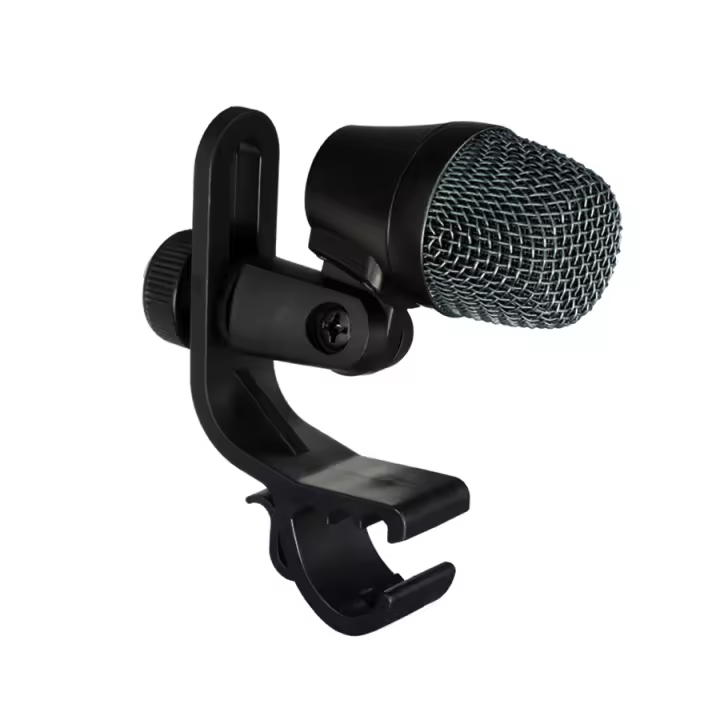 Micrófono Dinámico Cardioid Para Batería De Tambor Con Clip Y Soporte De Montaje En Metal Resistente Para Estudio Profesional - 1