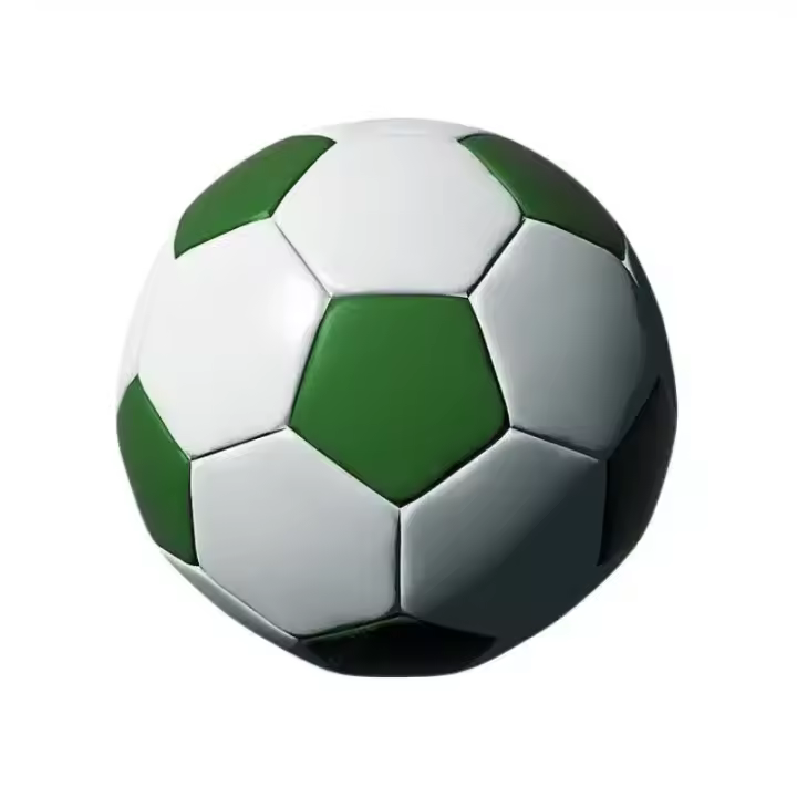 Pelota blanca y verde de fútbol CB/08462 MOYA - 1