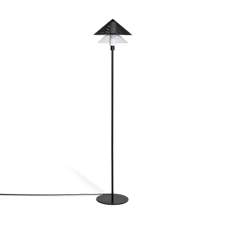 Ledkia Lámpara de Pie Metal Hesper Negro - 1