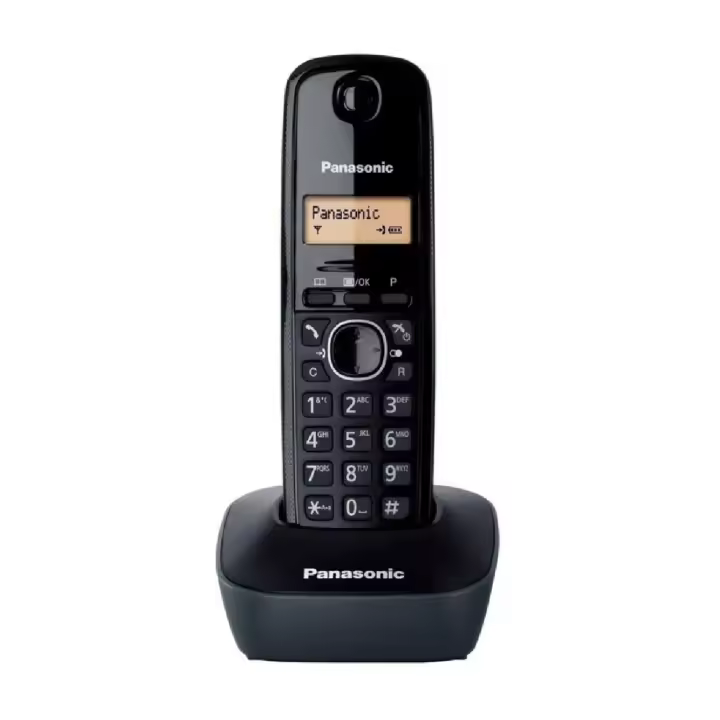 PANASONIC KX-TG1611SPH Teléfono Inalámbrico de color Negro, identificador de llamadas, Agenda de 50 contactos - 1