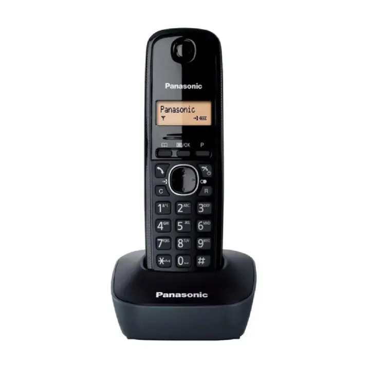 PANASONIC KX-TG1611SPH Teléfono Inalámbrico de color Negro, identificador de llamadas, Agenda de 50 contactos - 1