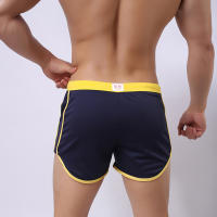 Traje De Baño Para Hombre Estilo Boxer Corto De Natación Y Surf Monocolor Talla Verdadera Material Poliéster Y Nylon - details 4