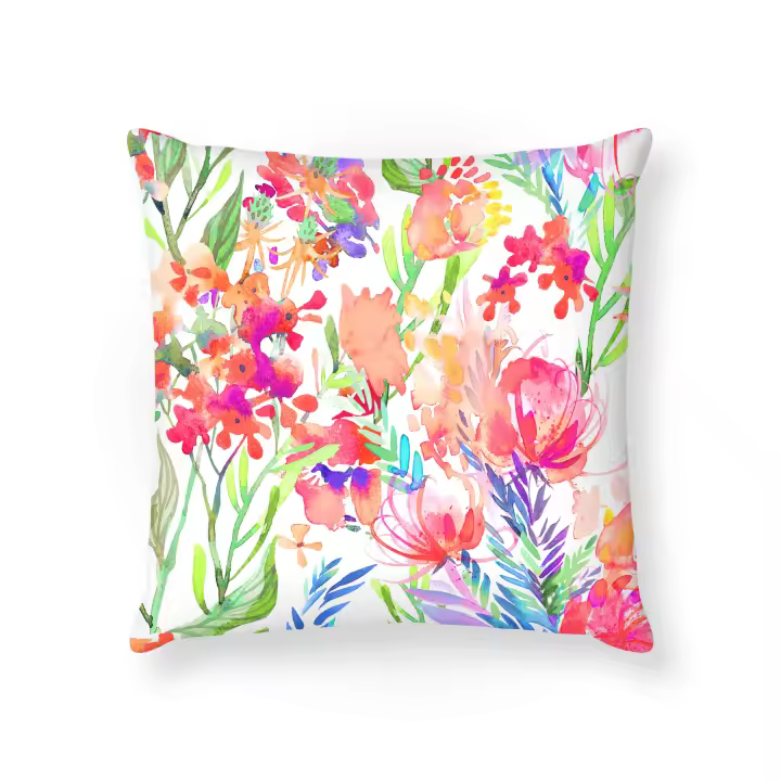 BL Belum Funda de Cojín 0120-399 45x45 Cm Algodón Estampado Coordinado - 1