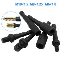 Adaptador De Destornillador Cuadrado Para Tiras De Hilo M6 M8 M10 Con Rosca Interna Y Externa Chincheta Self Attack De Acero Cromo-vanadio - details 2