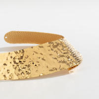 Collar Gordo Punk IngeSight.Z Para Mujer En Aleación De Hierro Color Oro Exagerado Torques Abiertos Estilo Áfricano Joyería De Verano - details 7