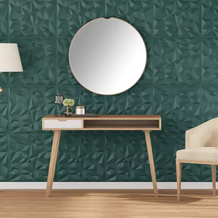 vidaXL Paneles de pared 24 uds XPS amatista verde 50x50 cm 6 m² - 1