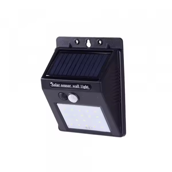 APLIQUE SOLAR IP65 LED 6000K CON SENSOR ADoceVoltios - 1