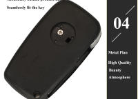 Carcasa Plegable Para Llave De Coche Jingyuqin Para Fiat Iveco Daily MK4 2006-2011 GT10 Cubierta De Repuesto ABS + Metal - details 5