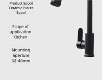 Grifo De Cocina Pull out En Acero Inoxidable 304 Montado En Piso Con Cabezal De Agua Grifo De Esterilla Ajustable Para Agua Caliente Y Fría - details 13