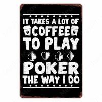 BlackJack Placa De Poker En Metal Vintage Art Poster Rey De Copas Decoración De Pared Para Bar Café Hogar Retro Sin Juego - details 2
