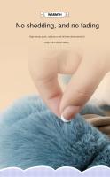 Cubierta De Volante De Peluche Otter Rabbit Suave Y Fluffy Pack De 1 Ajuste Para Volantes De 13.4'' - 15.75'' - details 7
