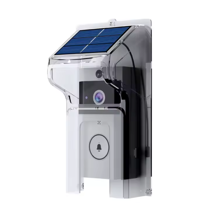 Timbre inalámbrico with HD video Y protector solar contra la llama-Tiempo de espera-ultralargo-Intercomunicador with Change de Voz-Cámara de Vigilancia - 1