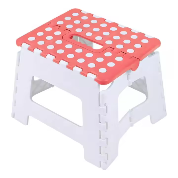 Taburete Plegable Seguridad multiuso 29x22x22cm - 22x29x32cm - 22x29x39cm,  Silla Plegable De Plástico taburete De Baño Antideslizantes Fácil De Llevar Duradero, 3 Medidas diferentes, 4 colores para elegir. - 1