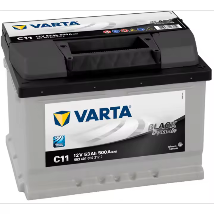 Batería de coche Varta C11 Black Dynamic. 12V - 53Ah/500A (EN) 553 401 050 312 2 Caja LB2 - 1