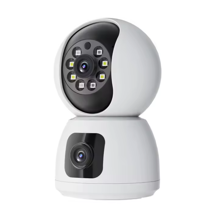 Cámara Vigilancia WiFi Interior 4K HD, Cámara Vigilancia WiFi home with WiFi 360 ° Cámara de Seguridad para Bebe, Perro, Visión Nocturna, Segiimiento, Automatic Detección AI,Audio Bidireccional - 1