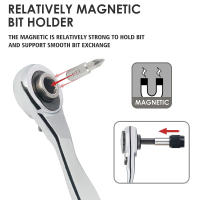Juego De Llaves De Eje Ratchete Mini 28/32 En 1 Con Ángulo Y Torx Magnético Para Espacios Estrechos Mango De Destornillador De 1/4 Pulgada Dientes 72 - details 5