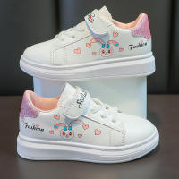 Zapatos Disney Para Niñas Blancos Antideslizantes Con Suela Gruesa StellaLou Tallas 26-37 Cuero PU Transpirables Para Todas Las Estaciones - details 4