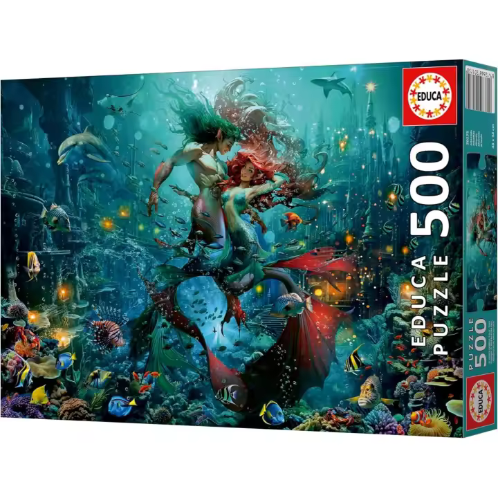 Educa - Puzzle de 500 Piezas para Adultos | Atlantis. Incluye Pegamento Fix Puzzle. Medidas: 48 x 34 cm. A Partir de 11 años - 1