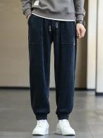 Nuevos Pantalones De Corduroy Para Hombre Otoño Invierno Estilo Callejero Holgado Casuales Pantalones De Jogger Talla plus Hasta 8XL - details 12