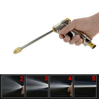 Pistola De Agua De Metal Alta Presión Con Varilla Larga Y Botella De Espuma De 100ML Kit De Riego Para Jardín Ajustable Y Portátil - details 11