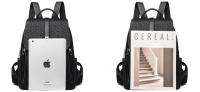 Mochila De Cuero De Alta Calidad Para Mujer Bolsa De Viaje Con Gran Capacidad Bolsa Escolar Estilo De Moda Mochilas Para Damas - details 7