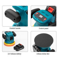 pulidor eléctrico inalámbrico de 2800rpm, herramienta rotativa de encerado para coche, multifunción, para batería Makita de 18V - details 2