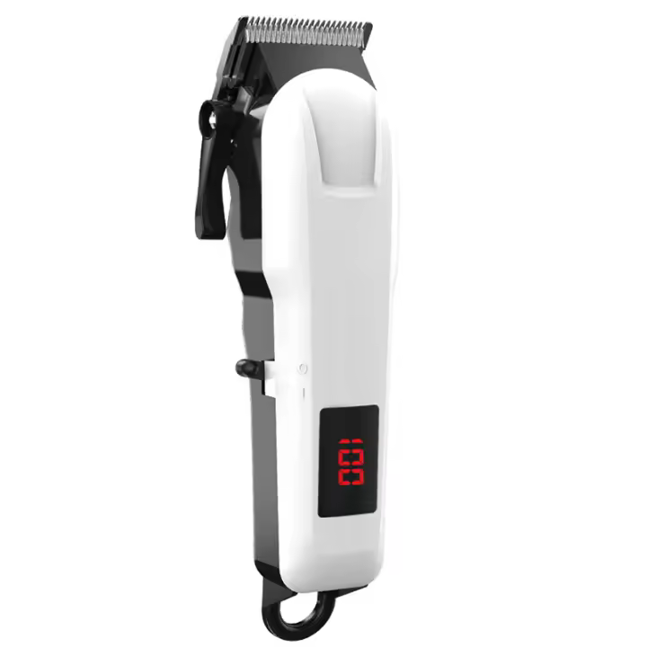Cortapelos eléctrico Cortapelos de peluqueríaCabezal de Corte de aceroPantalla LCD ajustable - 1