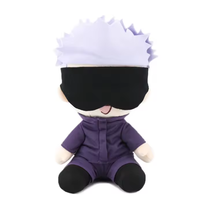 Muñeco De Peluche Jujutsu Kaisen 23cm Satoru Gojo Yuji Anime Peluche Suave Relleno De Algodón PP Regalos Para Cumpleaños De Niños - 1