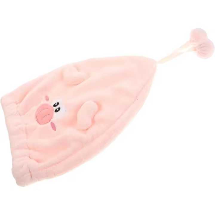Gorro de Infantil de Coral Fleece para Niños y Mujeres Toalla Sorbente Secado Bonito para Ducha - 1