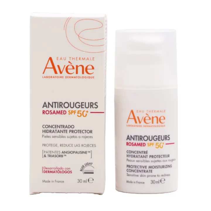 AVENE ANTIROUGEURS ROSAMED CONCENTRADO HIDRATANTE PROTECTOR SPF 50+ 30ML - 1