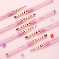 Set De Pinceles Para Uñas Rosa 6 Estilos Línea De Pintura Artística Acrílica Delgada Herramientas De Manicura Para Gel UV - details 4
