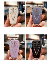 Funda De Llave De Coche TPU Para Changan 4 Botones CS75 X7 Cs55 Cs75plus Porta Llaves Con Anillo Caja De Fob Carcasa De Llave - details 6