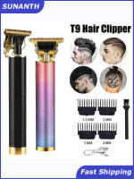 Cortadora De Cabello Eléctrica Recargable T9 Vintage Para Hombres Máquina De Corte De Pelo Con Precisión Afeitadora De Pusher - details 3